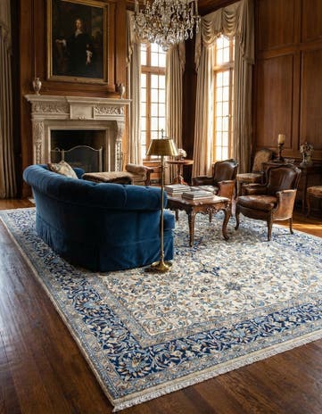 9' 1 x 13' 5 Kerman Rug