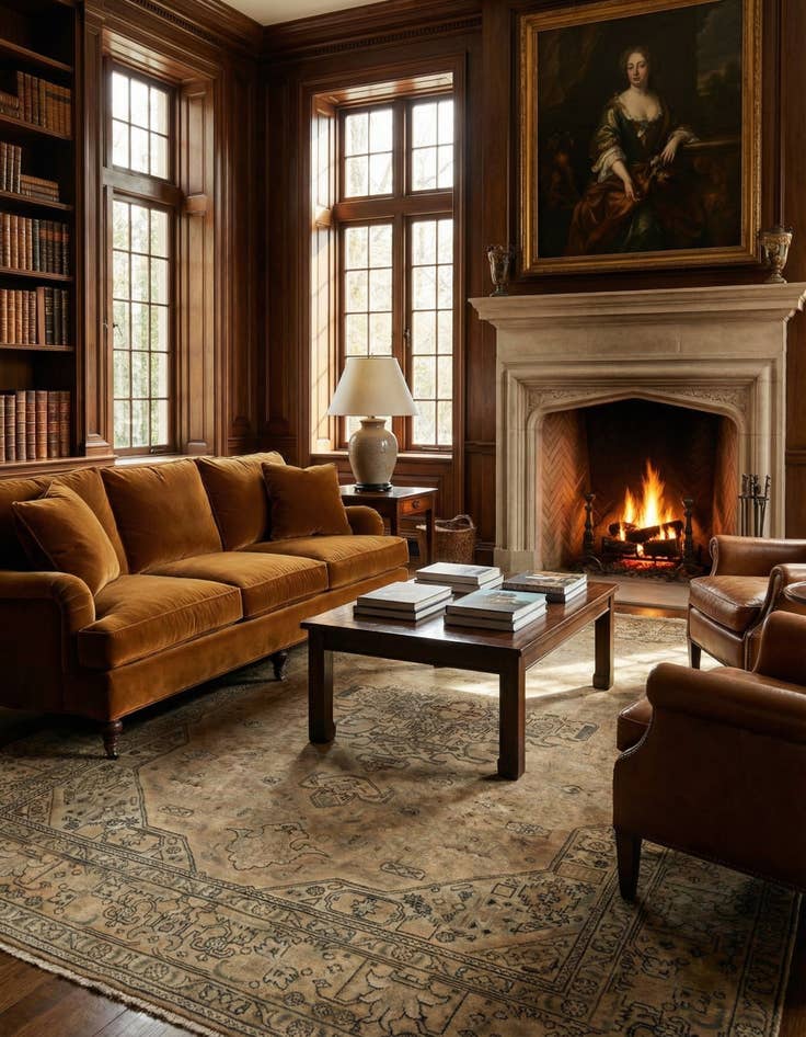 Detail image of 6' 4 x 9' 8  Hand Knotted Tabriz Persian Wool Rug