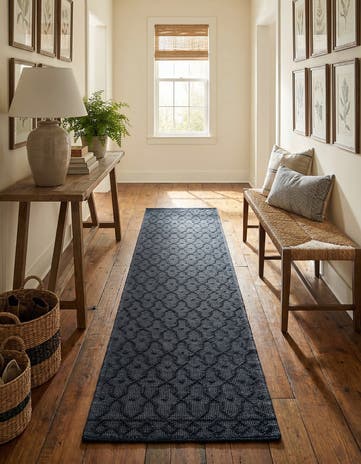 2' 7 x 12' Hand Woven Larsa Jute Runner Rug