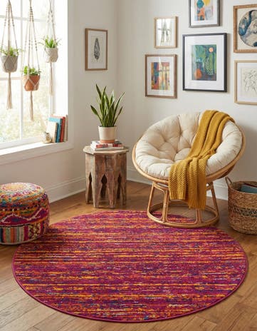 4' x 4' Calypso Round Rug