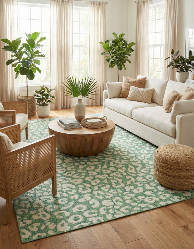 Detail image of  10' x 14'  Washable Safari Indoor / Outdoor Rug