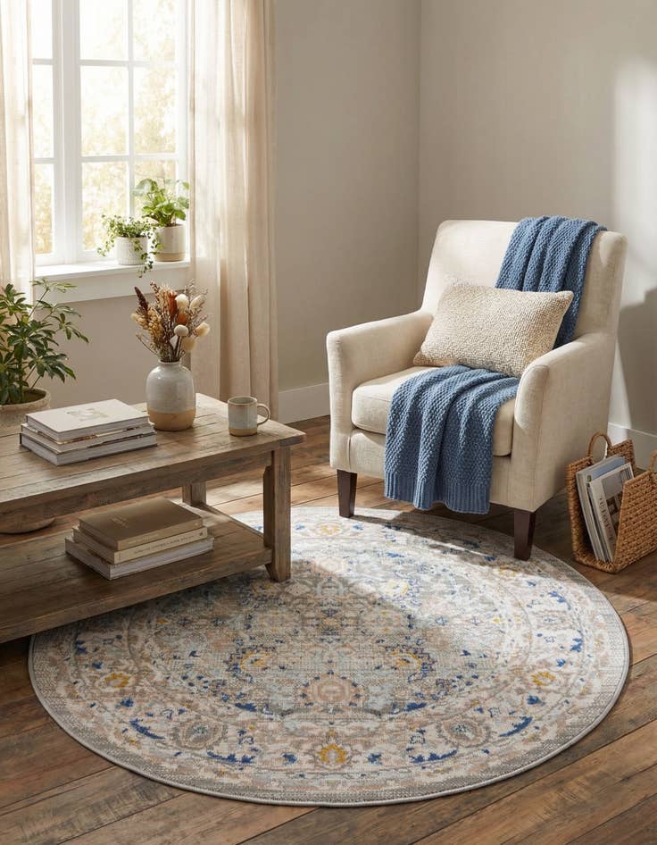 Detail image of 3' 3 x 3' 3 Whitney Round Rug