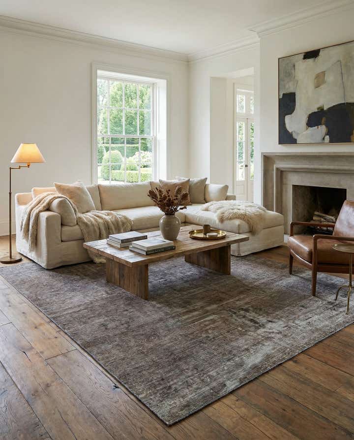 6' 4 x 10' 2 Hand Knotted Ultra Vintage Persian Wool Rug