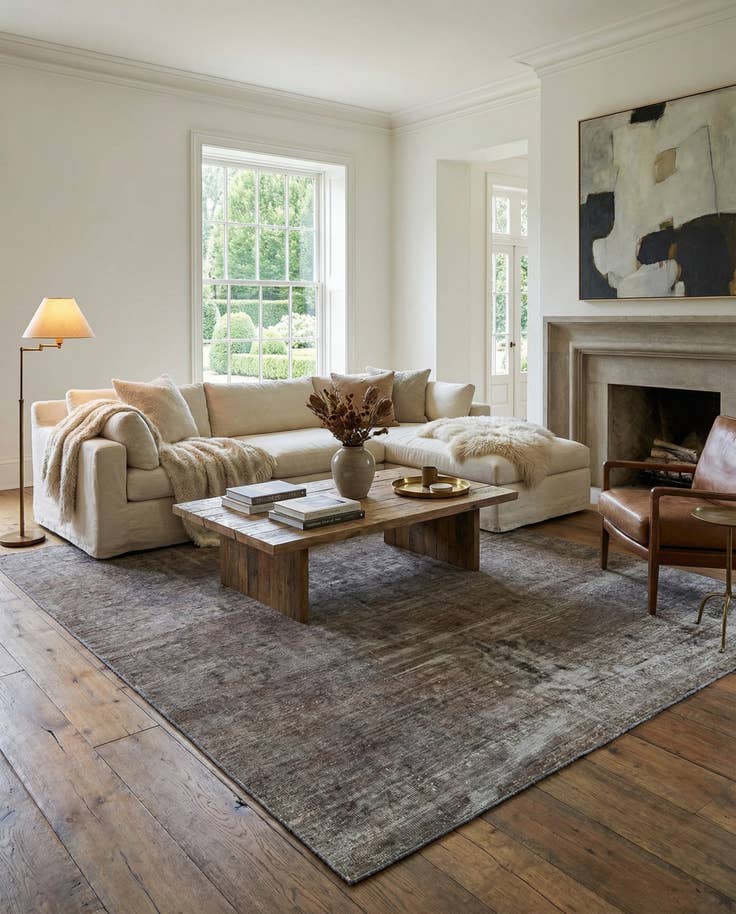 Detail image of 6' 4 x 10' 2 Hand Knotted Ultra Vintage Persian Wool Rug