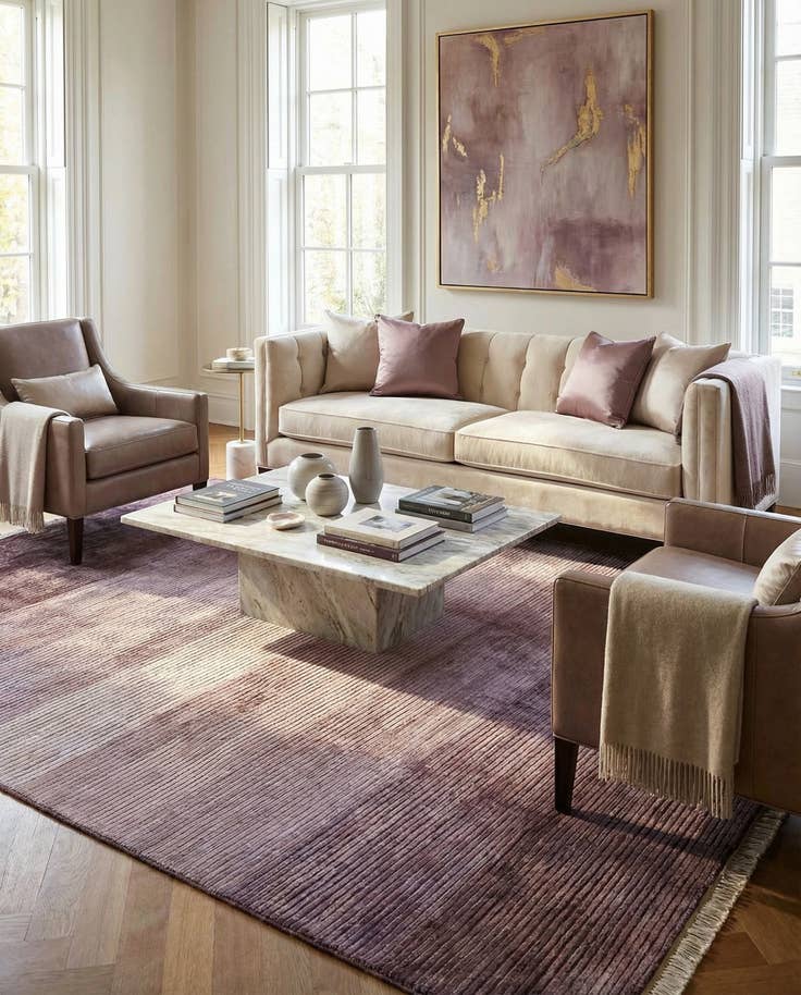 Detail image of 6' 6 x 10' 1 Hand Knotted Darya Wool Rug