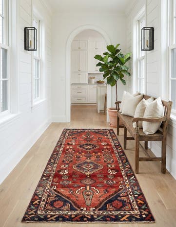 3' 2 x 6' 8 Hamedan Runner Rug