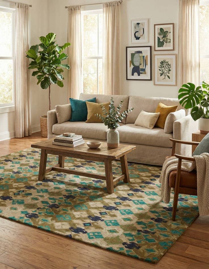 Detail image of  8' x 9' 11 Luna Rug