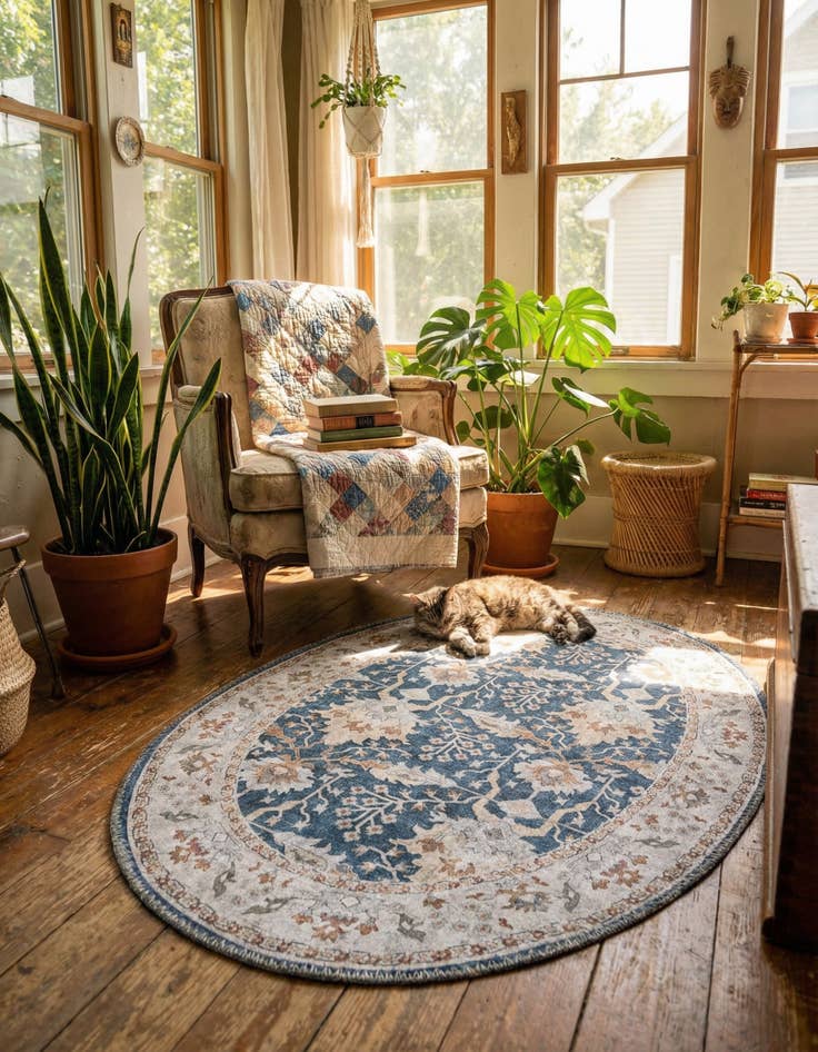 Detail image of 2' x 3' 1 Timeless Oval Rug