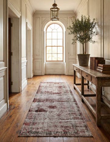 3' 2 x 8' 5 Hand Knotted Ultra Vintage Persian Wool Runner Rug
