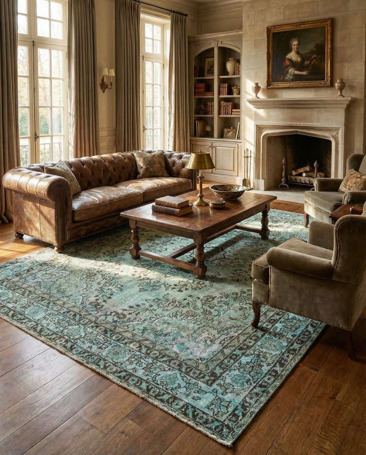 6' 9 x 12' 10 Vintage Royal Rug