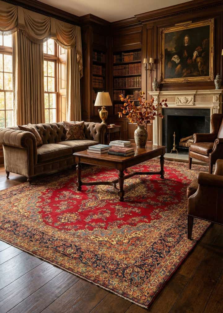 10' x 13' 7 Hamedan Rug