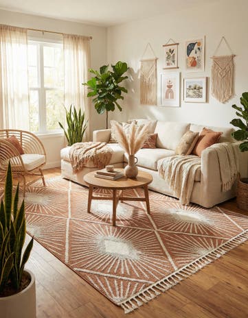 9' x 12' Boho Rug