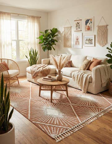 9' x 12' Boho Rug
