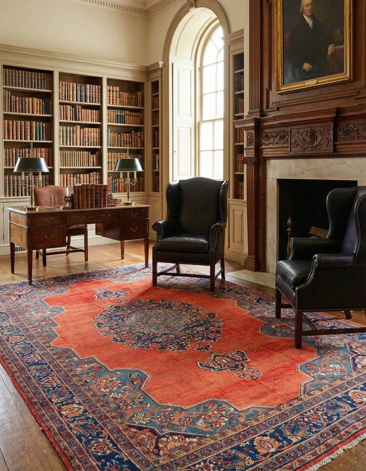 Detail image of 7' 1 x 11' 10 Viss Wool Rug