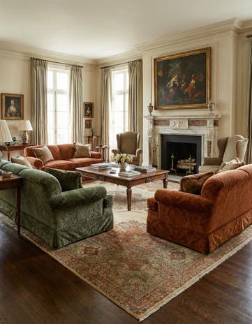 9' 7 x 11' 11 Kerman Wool Rug