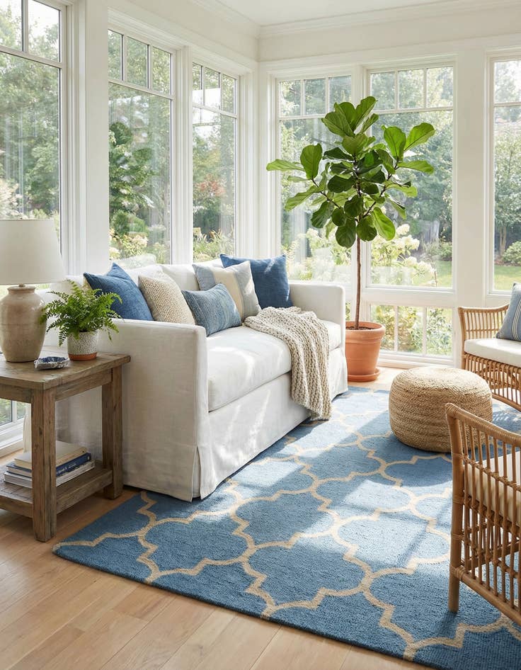 Detail image of 5' x 8' Luna Rug