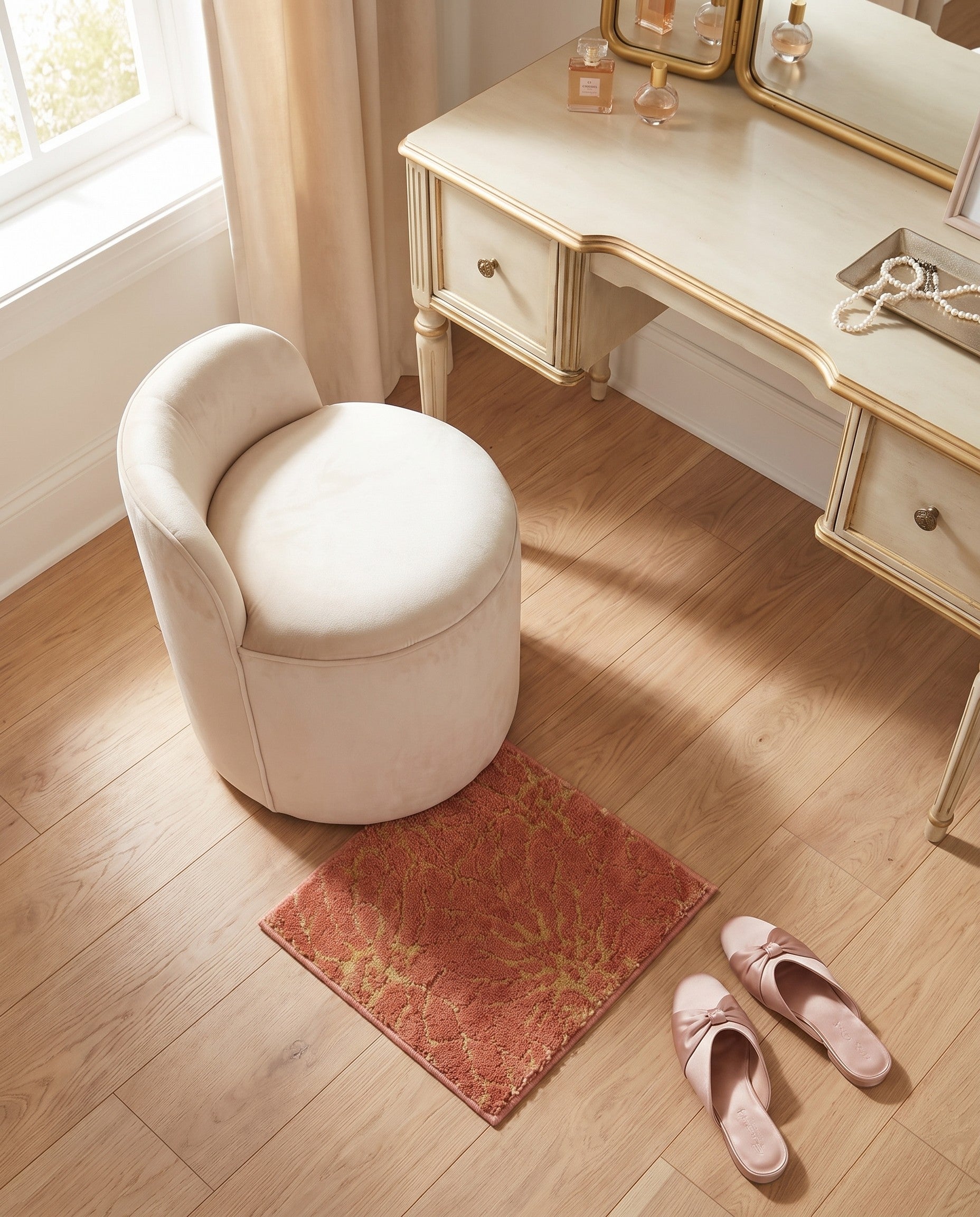 1' 4 x 1' 4 Marilyn Monroe™ Glam Dahlia Sample Rug