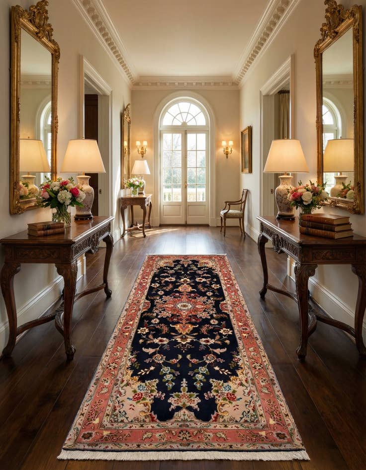 Detail image of 2' 9 x 7' 1 Tabriz Runner Rug