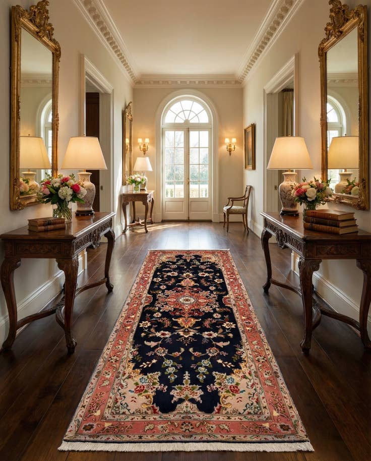 Detail image of 2' 9 x 7' 1 Tabriz Runner Rug