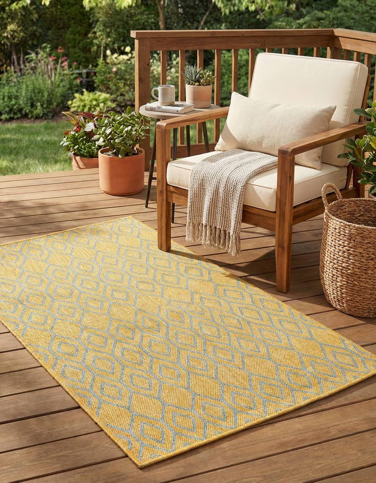 Detail image of  2' x 3'  Washable Jill Zarin Turks and Caicos Indoor / Outdoor Rug