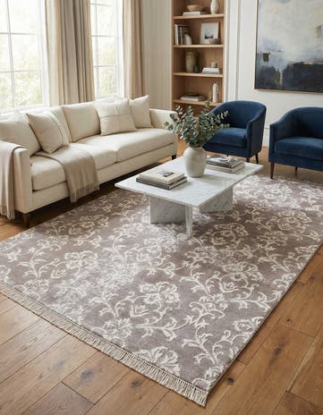 5' 6 x 7' 8 Hand Knotted Darya Wool Rug