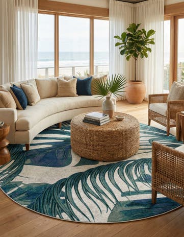 10' x 10' Blossom Round Rug