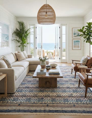 9' 9 x 14' 4 Hand Knotted Darya Wool Rug