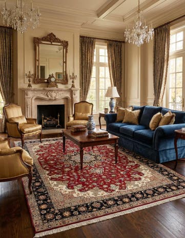 6' 8 x 10' Tabriz Rug