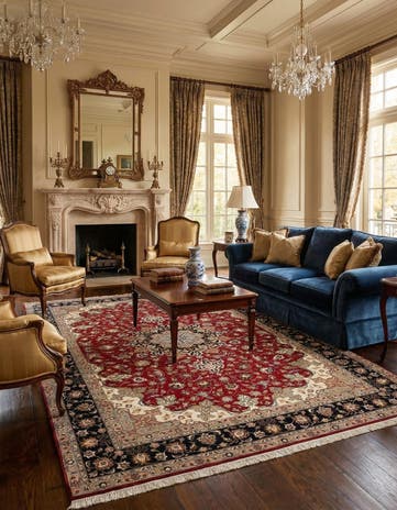 6' 8 x 10' Tabriz Rug