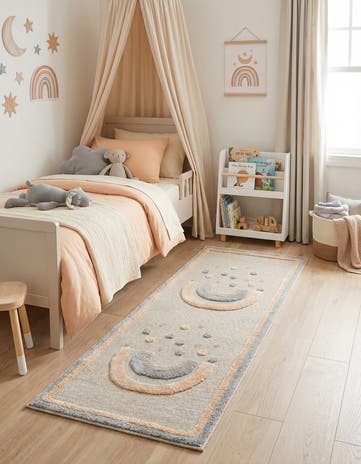 2' 7 x 6' Whimsy Kids Runner Rug
