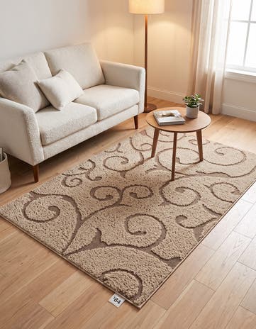 4' x 6' Botanical Shag Rug