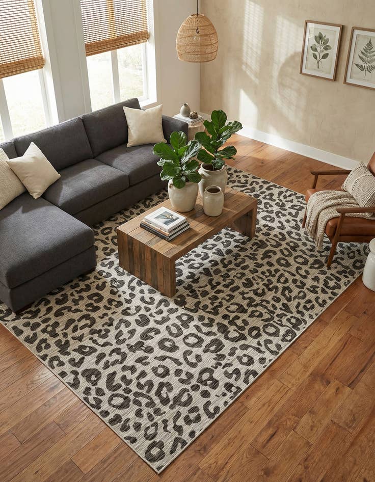 Detail image of  9' x 12'  Washable Safari Indoor / Outdoor Rug