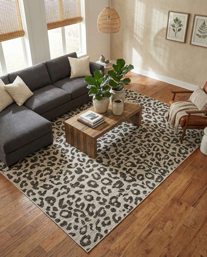 9' x 12' Easy-Clean Safari Indoor / Outdoor Rug