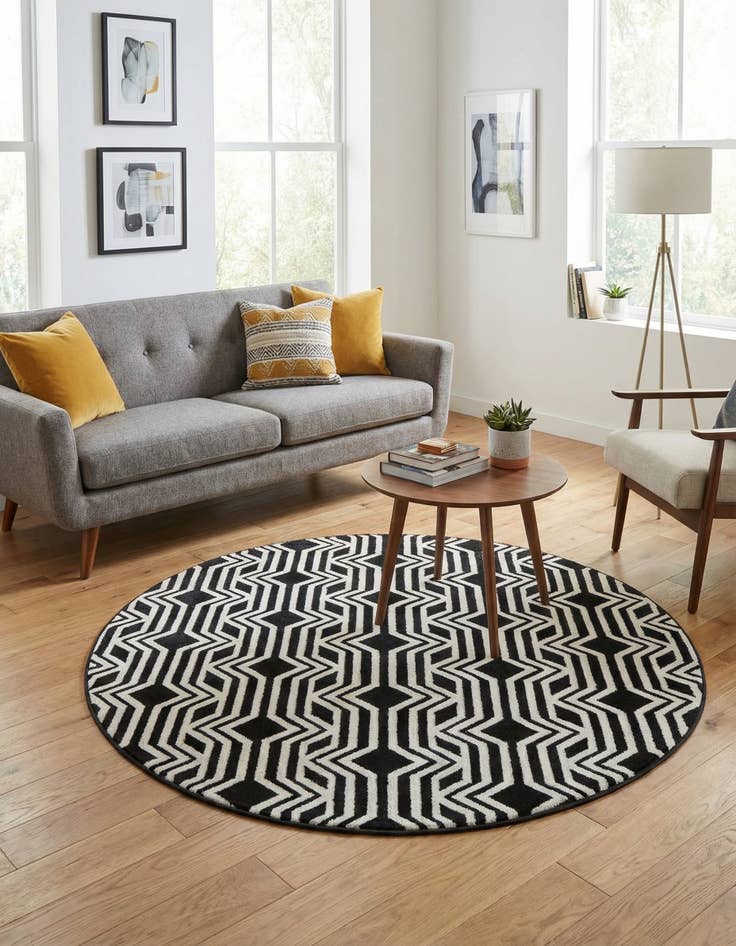 Detail image of 4' x 4' Vince Camuto Round Rug