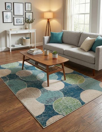 4' x 6' Washable Theia Rug