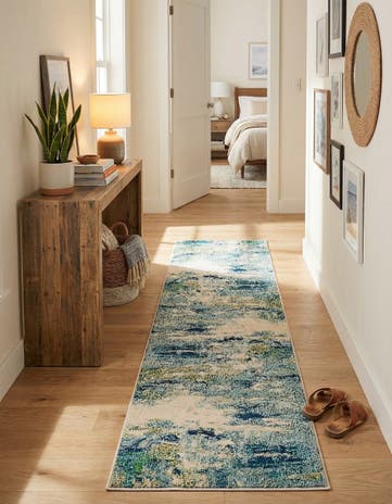 2' 2 x 6' 9 Washable Spectrum Runner Rug