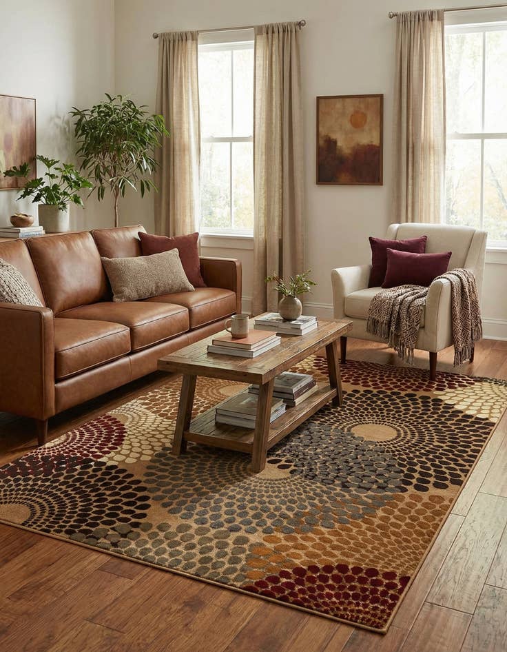 Detail image of 7' x 10' Coffee Shop Rug