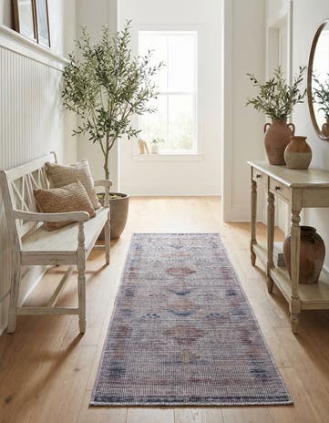 Sandy and Ivory Washable Sisu Runner Rug