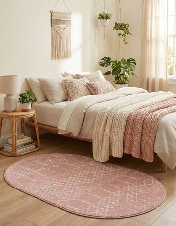 3' 3 x 5' 3 Paxon Trellis Oval Rug
