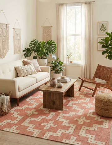 6' 1 x 9' Hand Woven Kilim Wool Rug