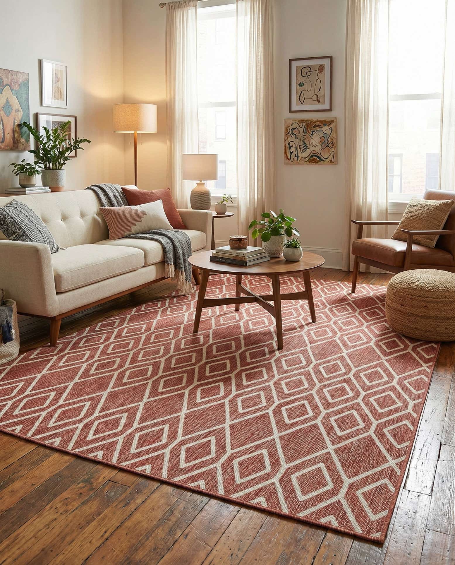 7' x 10' Easy-Clean Jill Zarin Turks and Caicos Indoor / Outdoor Rug