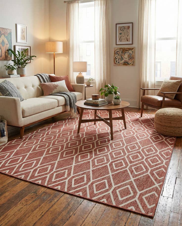 Detail image of 7' x 10' Easy-Clean Jill Zarin Turks and Caicos Indoor / Outdoor Rug