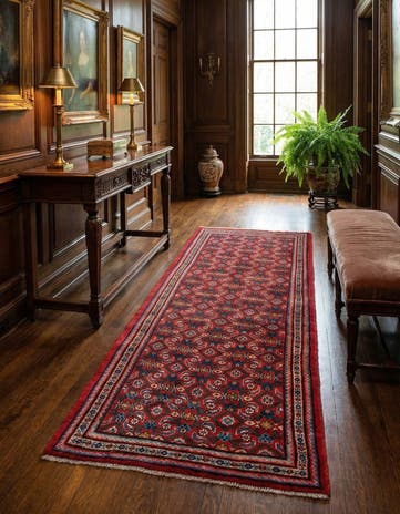 3' 7 x 9' 7 Meshkin Wool Runner Rug