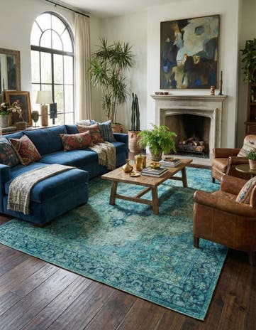 8' 11 x 11' 10 Vintage Rug