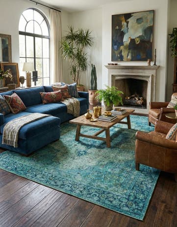 8' 11 x 11' 10 Vintage Rug