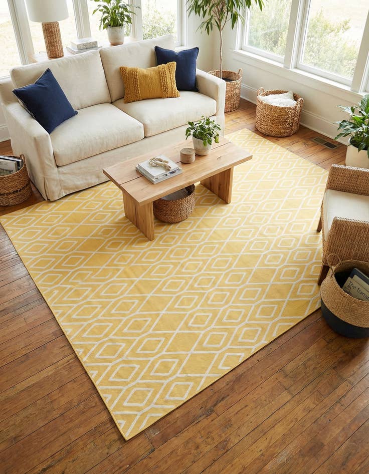 Detail image of 9' x 12' Easy-Clean Jill Zarin Turks and Caicos Indoor / Outdoor Rug