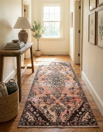 2' 8 x 6' 1 Hand Knotted Ultra Vintage Persian Wool Runner Rug