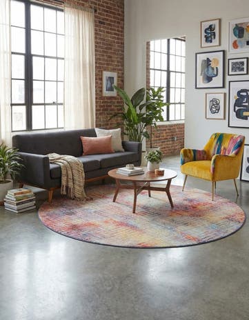 Jill Zarin Downtown Round Rug
