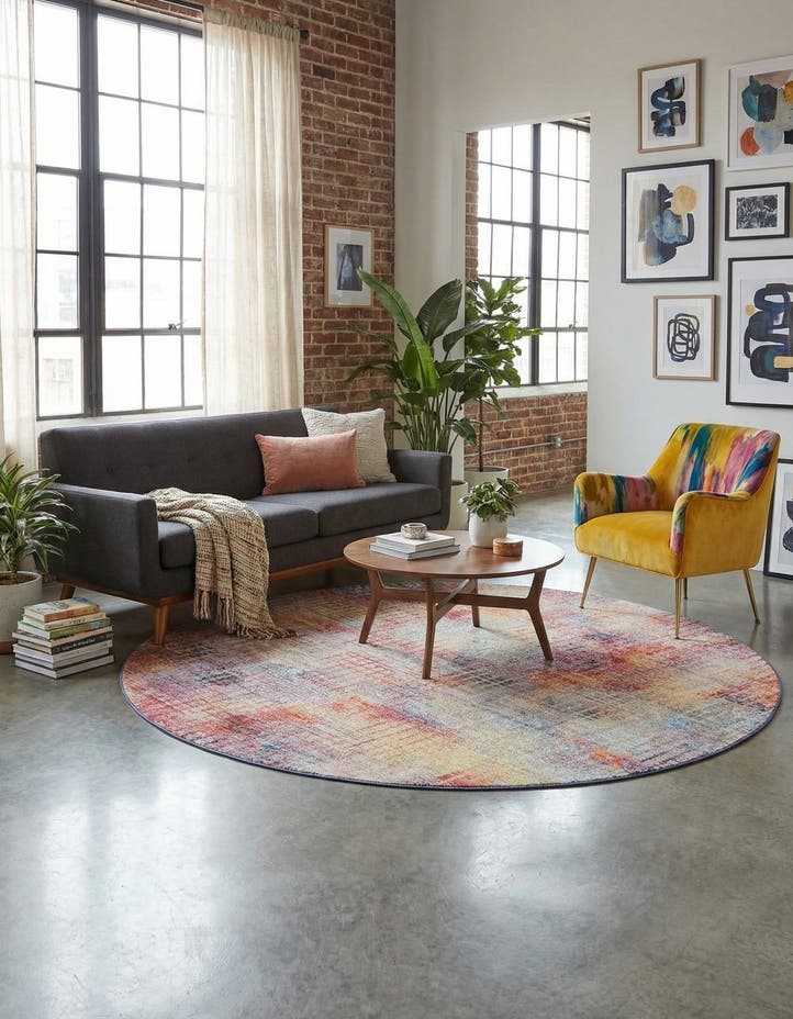 Jill Zarin 8' x 8' Downtown Round Rug