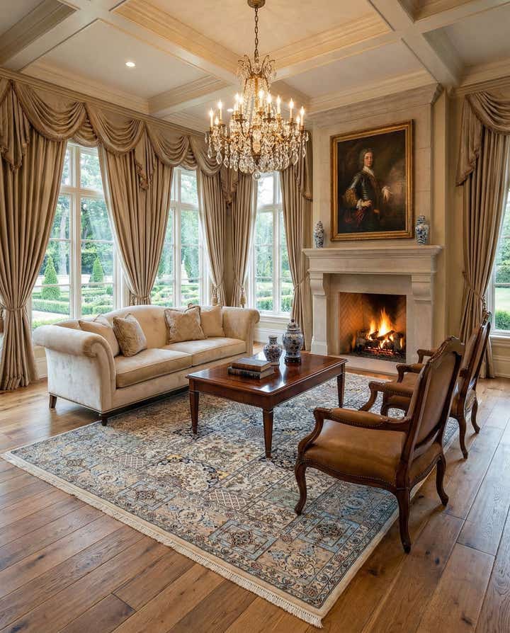 6' 7 x 10' Nain Rug